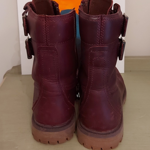 Timberland lace up leather boots - Picture 5 of 8